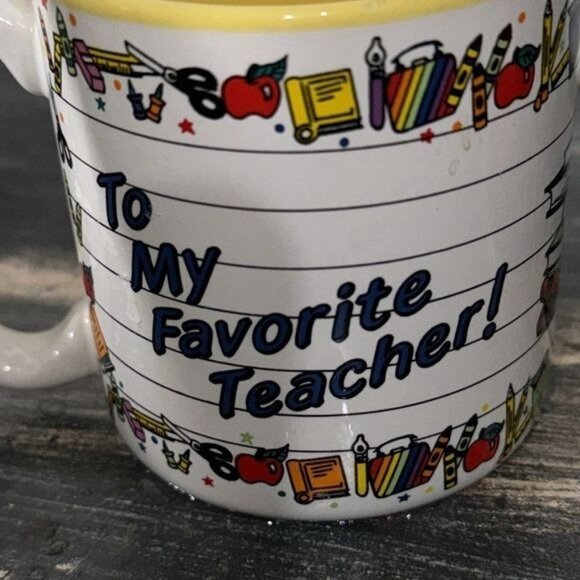 Set Of 3 Teacher-Themed Ceramic Mugs - Picture 2 of 12